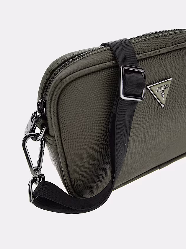 Certosa Saffiano Smart Mini Crossbody Bag - GUESS
