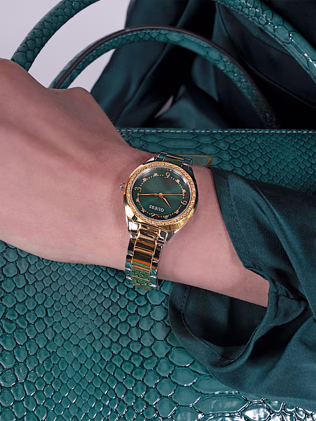 Crystal analogue watch - GUESS