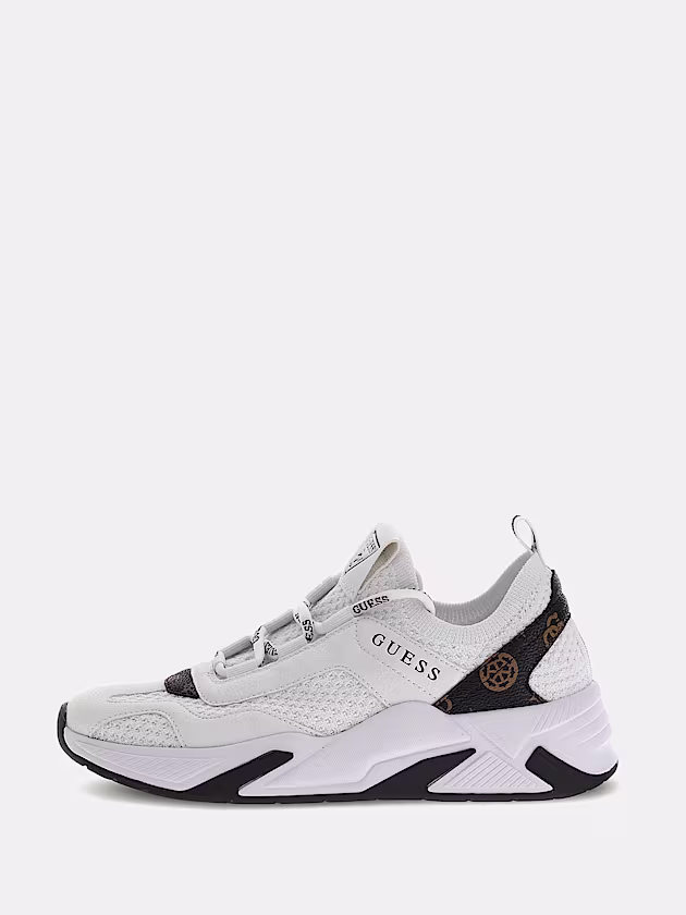 Geniver 4G peony logo running shoes - GUESS