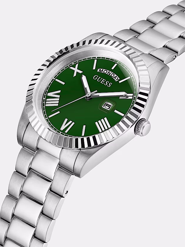 Watch in recycled steel 42 mm - GUESS