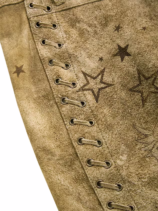 Printed suede mini skirt - GUESS