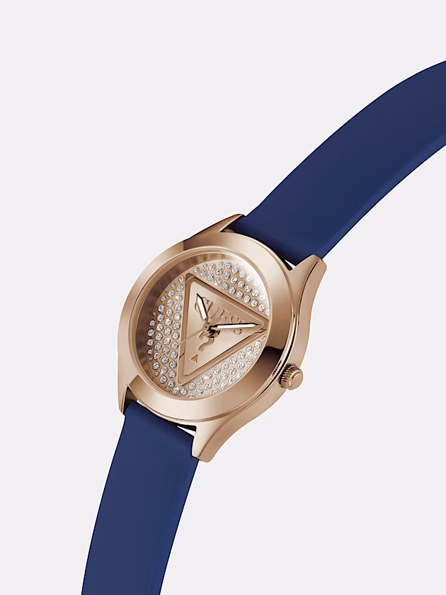 Crystal appliqué analogue watch - GUESS