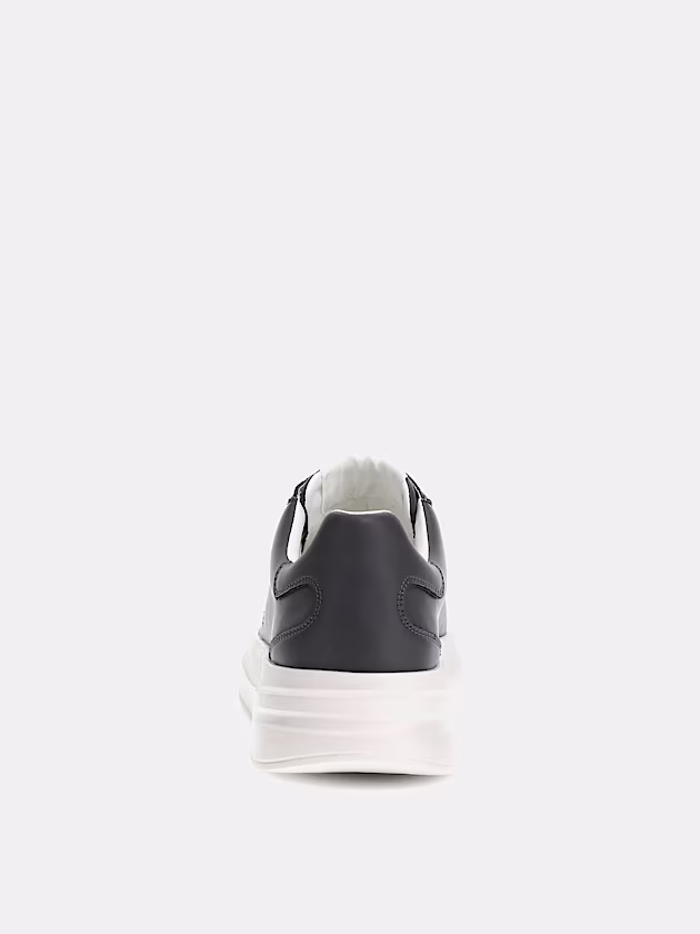 Elba leather-blend sneaker - GUESS