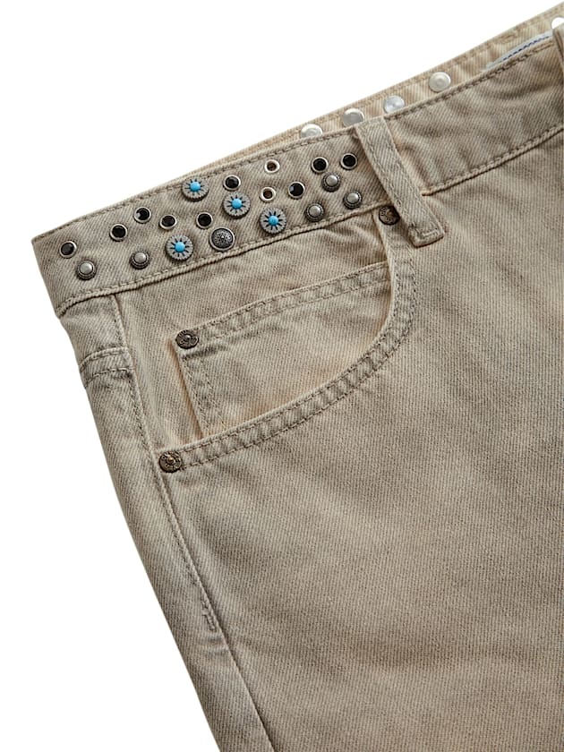 Mid rise flare denim pant - GUESS