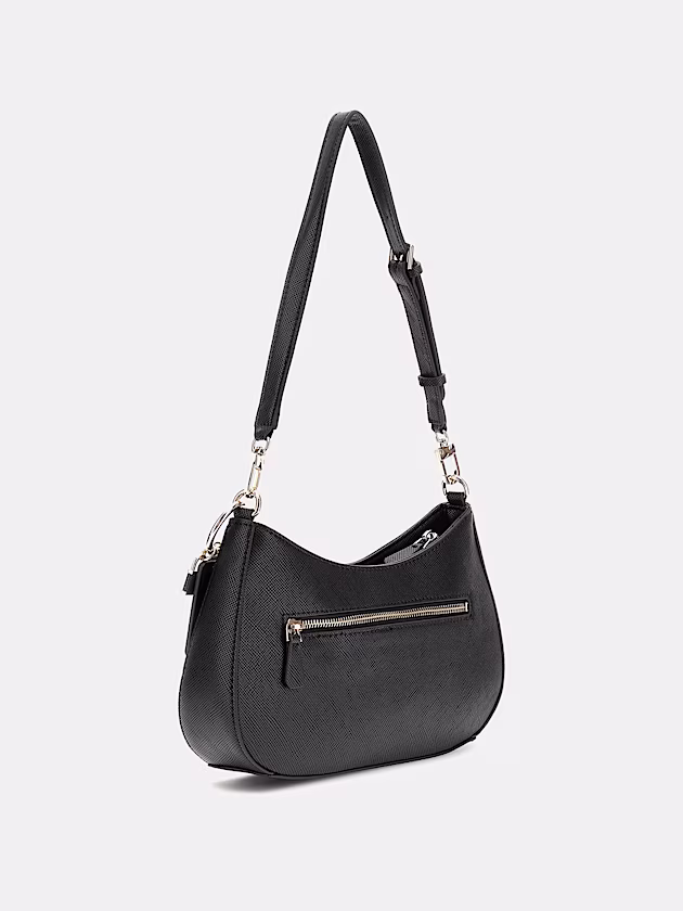Noelle Saffiano Shoulder Bag - GUESS