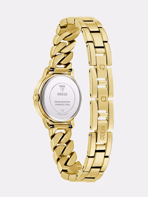 Analogue watch in recycled steel 25 mm - GUESS