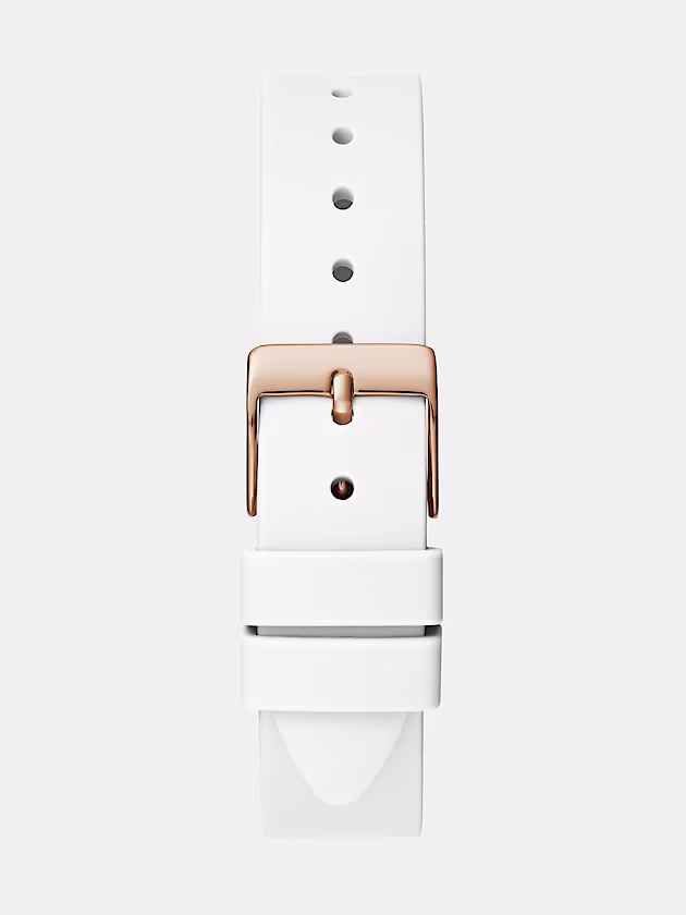 Analogue watch with crystal appliqué detailing - GUESS