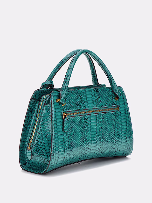 Georgina python-print handbag - GUESS