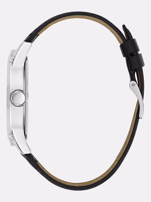 Suede leather analogue watch - GUESS