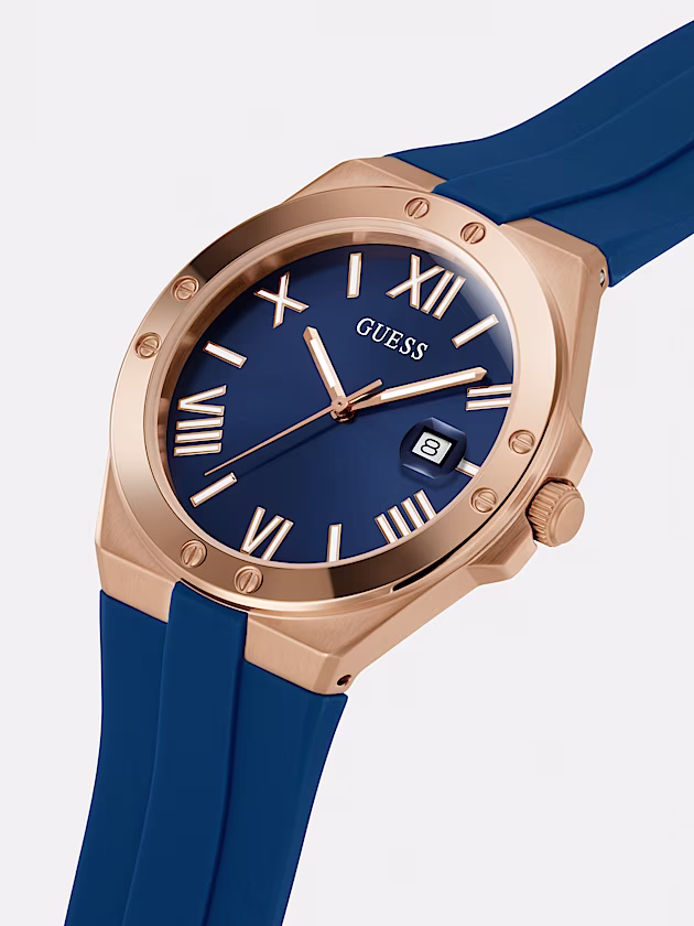 Silicone calendar watch - GUESS