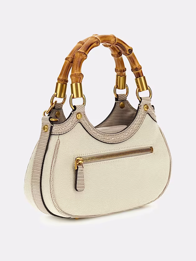 Zabry Bamboo Handle Handbag - GUESS