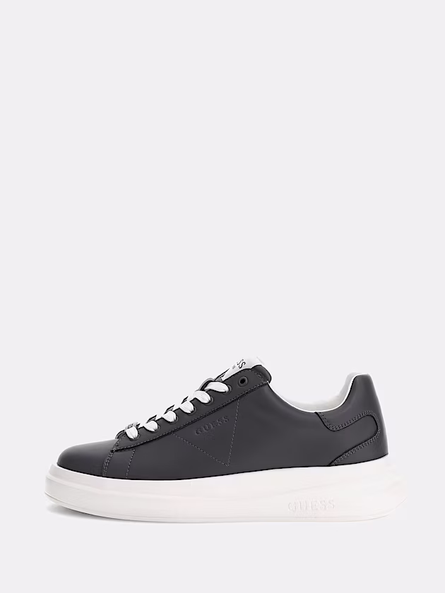 Elba leather-blend sneaker - GUESS