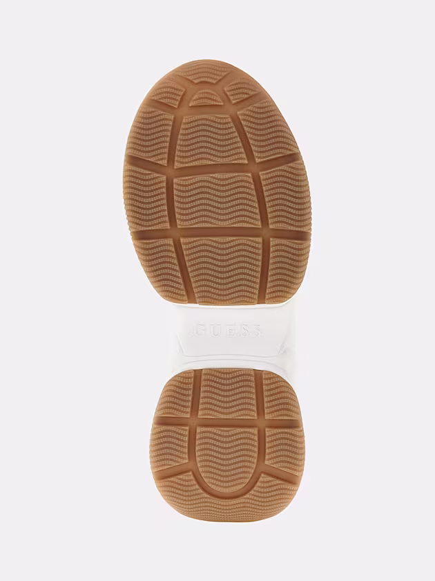 Hapyy Leather-Blend Running Shoe - GUESS