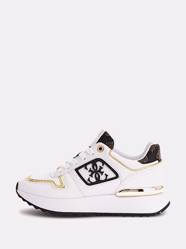 Koyaa 4G peony logo running shoe - GUESS