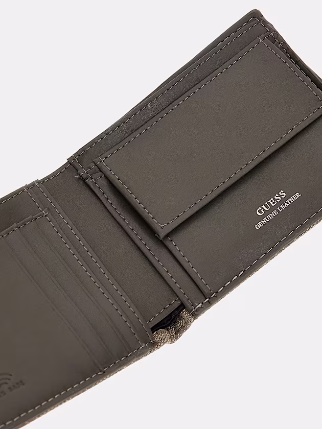Madrid 4G logo print wallet - GUESS