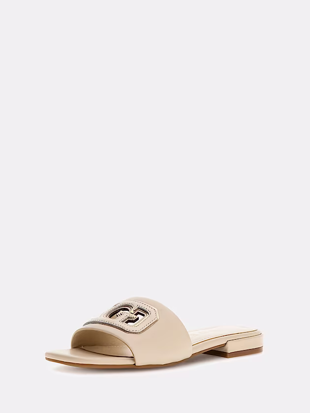 Tarisha leather-blend sandal - GUESS