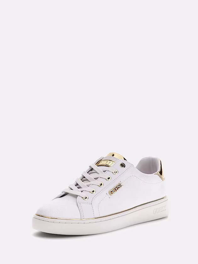 Beckie debossed 4G logo sneaker - GUESS