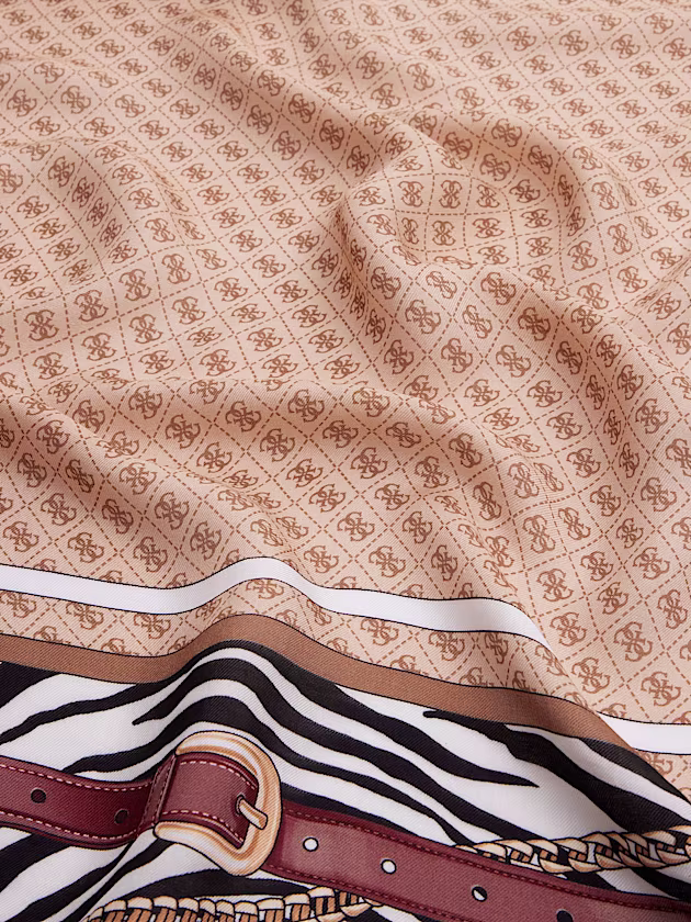 Zamira Animalier 4G Logo Foulard - GUESS