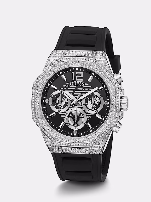 Multi-function silicone watch - GUESS