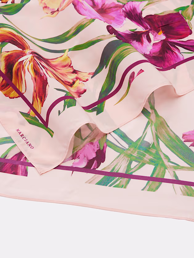 Marciano floral-print scarf - GUESS