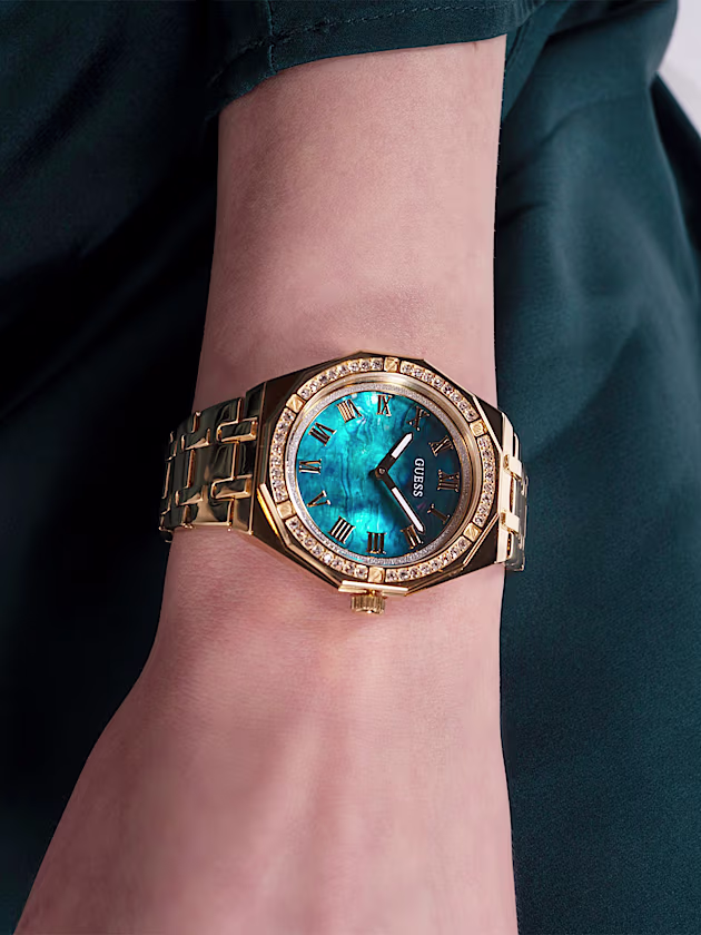 Crystal analogue watch - GUESS
