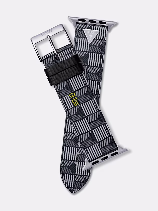 Apple Watch strap in genuine leather - GUESS