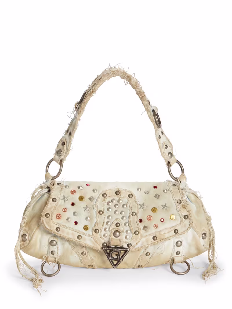 Denim shoulder bag - GUESS