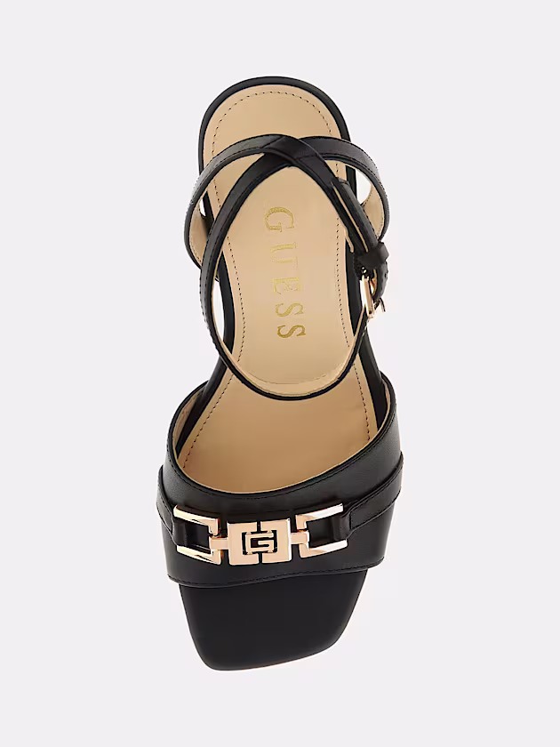 Grato genuine leather sandal - GUESS