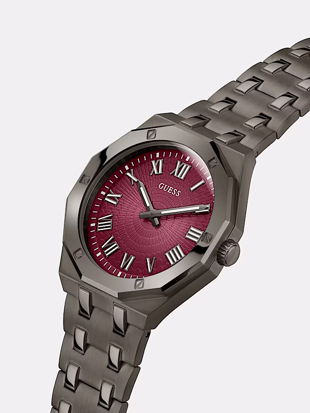 Steel analogue watch - GUESS