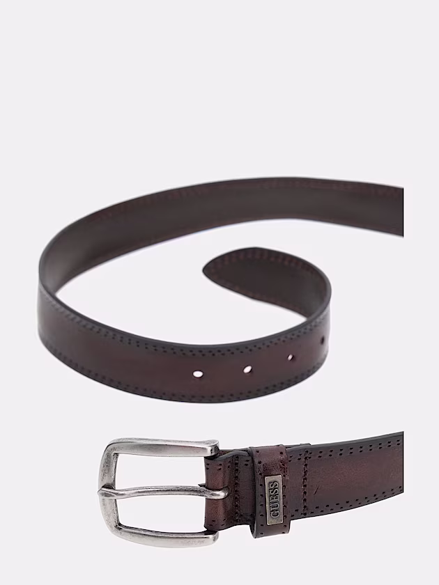 Leather belt - GUESS