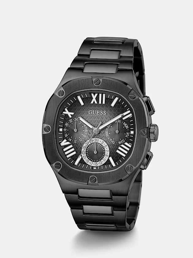 Multi-function steel watch - GUESS