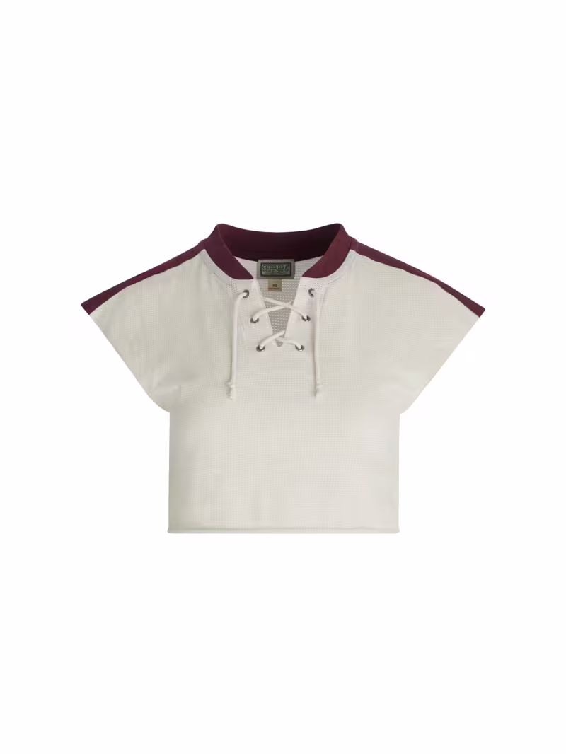 lace up t-shirt - GUESS