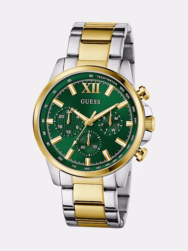 Stainless Steel analogue watch 44 mm - GUESS