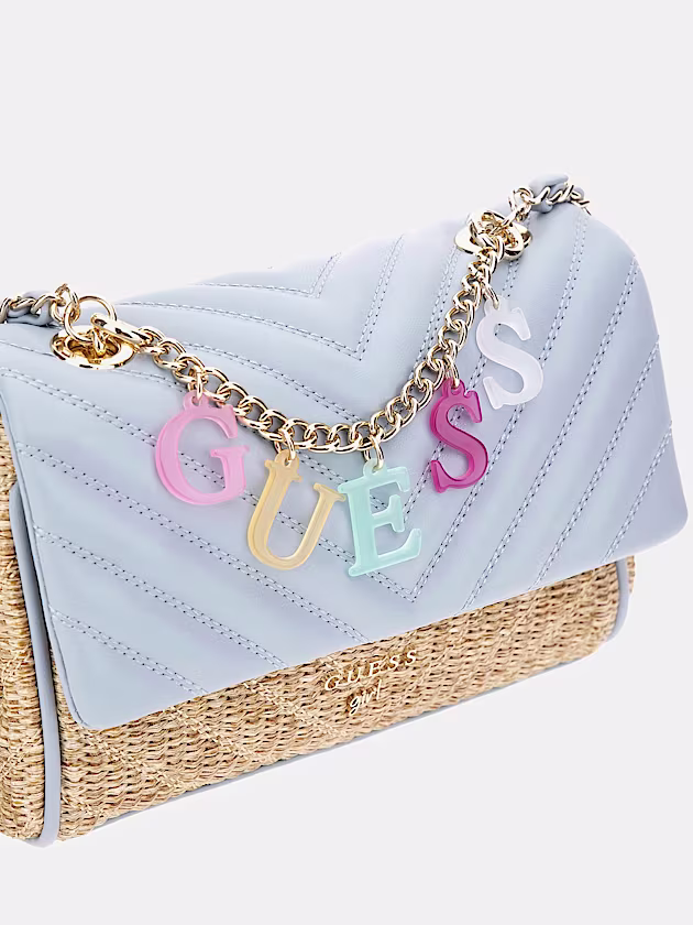 Straw crossbody bag - GUESS