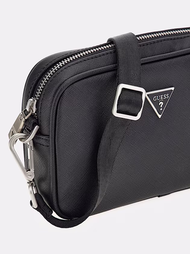 Certosa Saffiano Smart Mini Crossbody Bag - GUESS