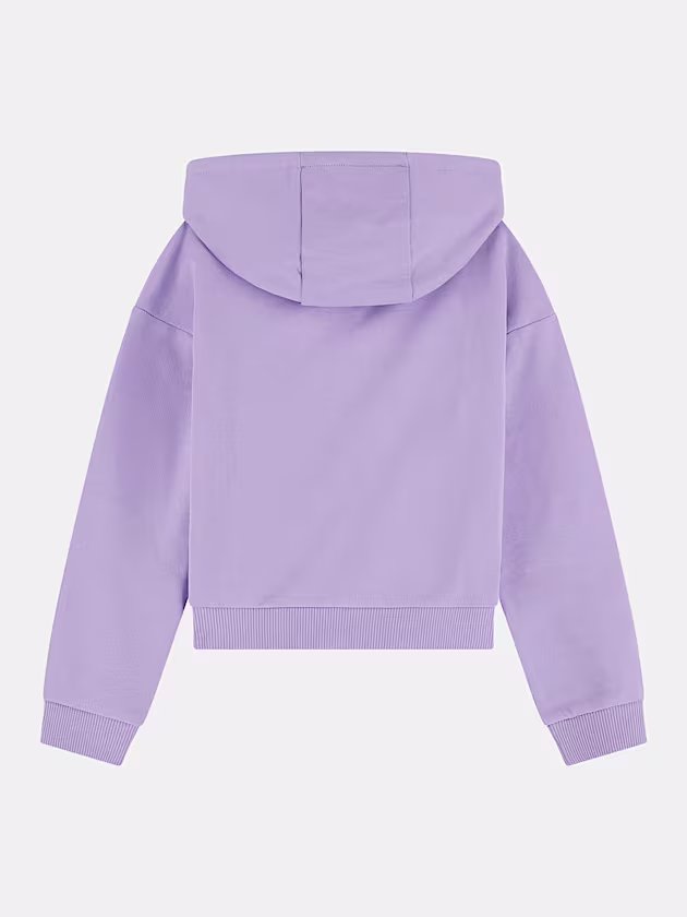 Rhinestones cropped sweatshirt - GUESS