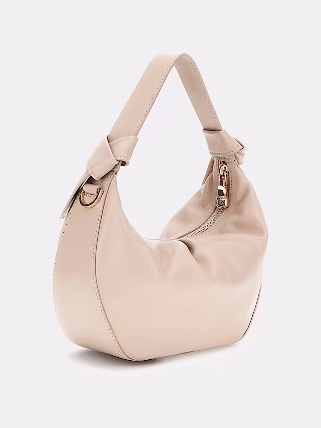 Jolie Genuine Leather Mini Crescent Bag - GUESS