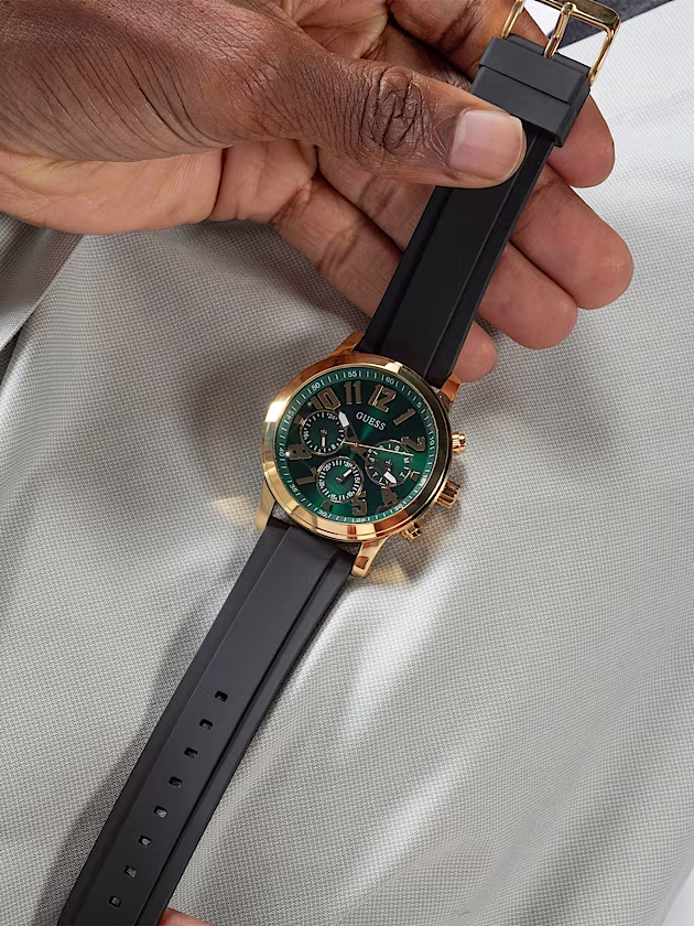 Silicone multi-function watch - GUESS