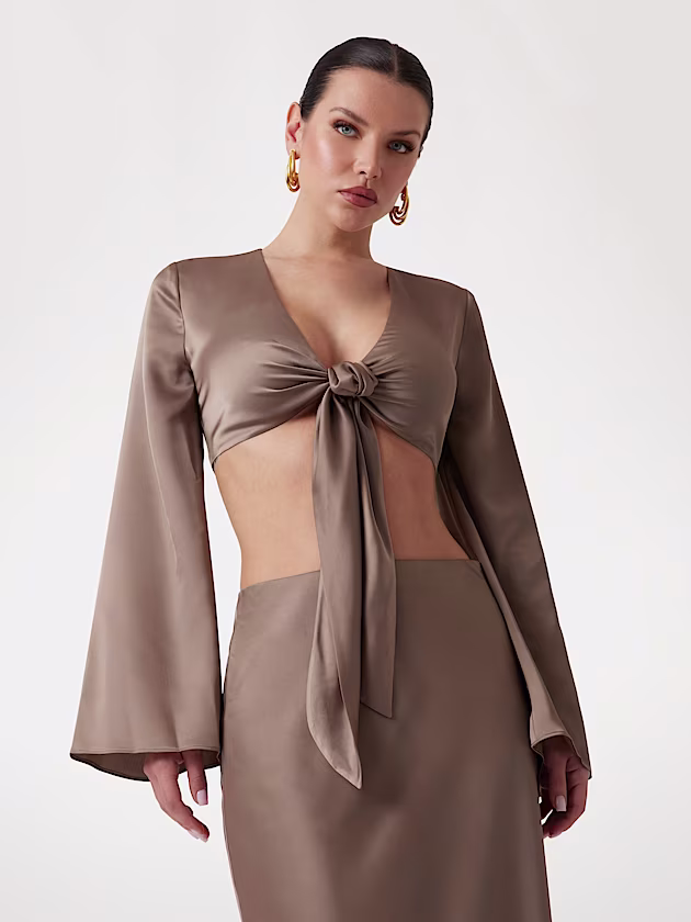 Marciano tie-front top - GUESS