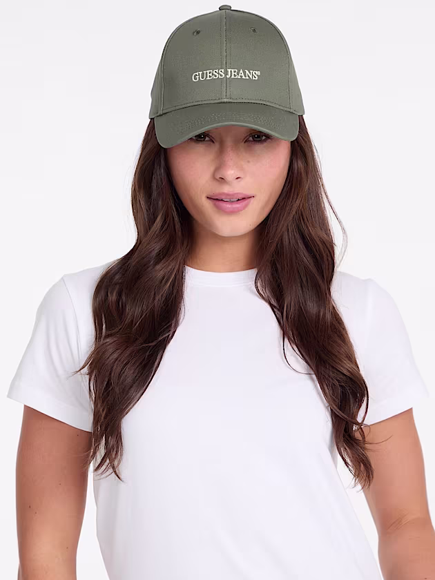 Eco GUESS Jeans Logo Baseball Cap - GUESS