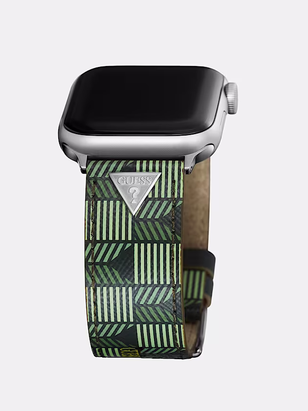 Apple Watch strap in genuine leather - GUESS