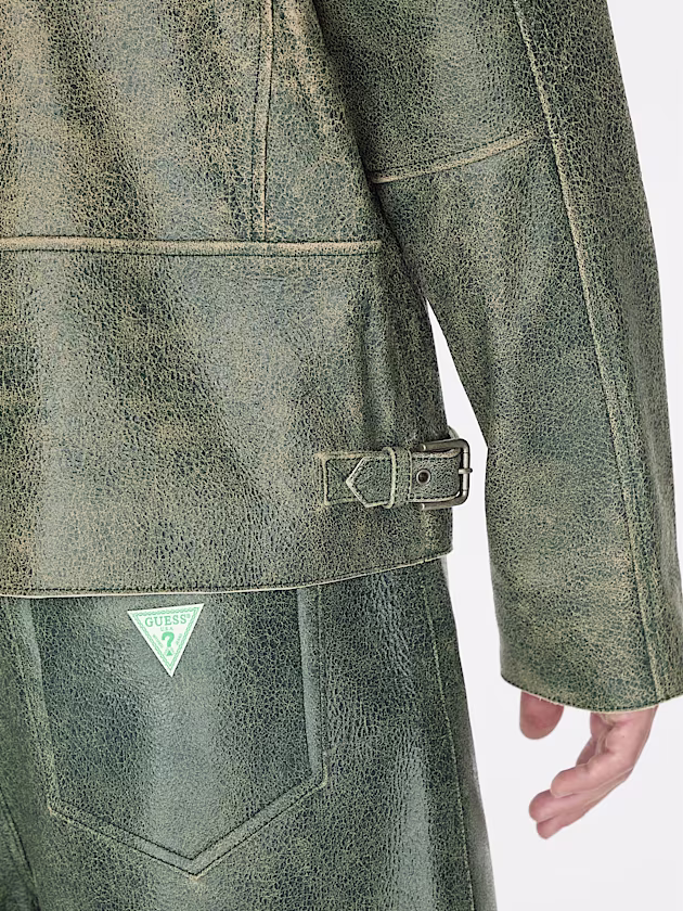 Genuine leather jacket - GUESS