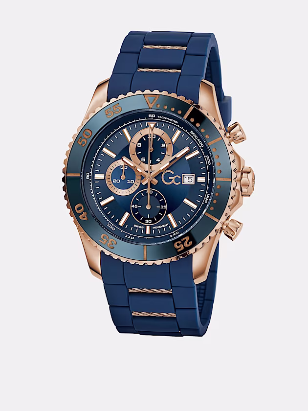 GC multi-function quartz watch in silicone - GUESS