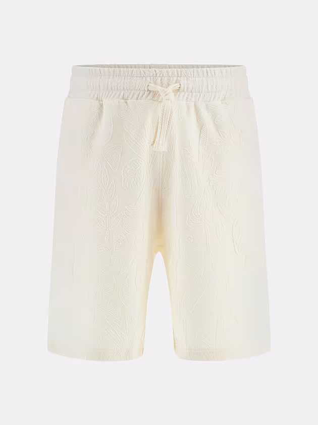 Loose-fit jacquard shorts - GUESS