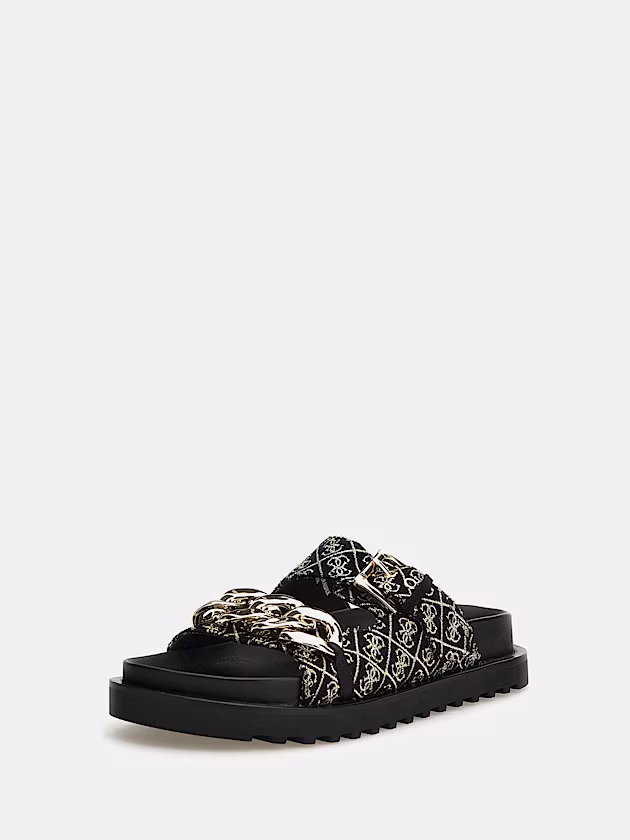 Fatema 4G logo slipper - GUESS