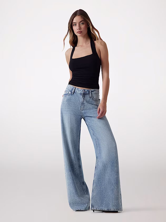 Bellflower wide-leg jeans - GUESS