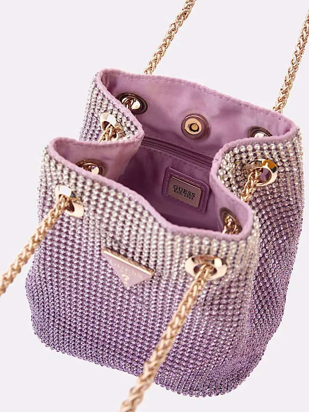 Zalina Rhinestone Mini Handbag - GUESS