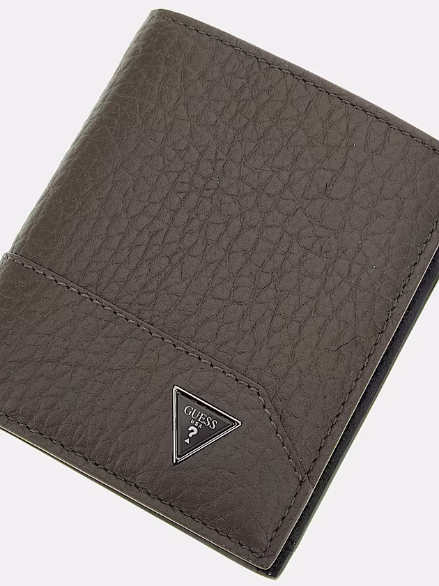 Barcellona genuine leather mini wallet - GUESS