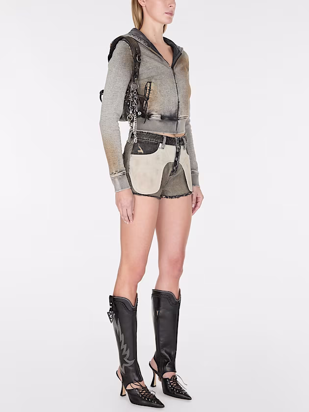 Rhinestones sweatshirt - GUESS