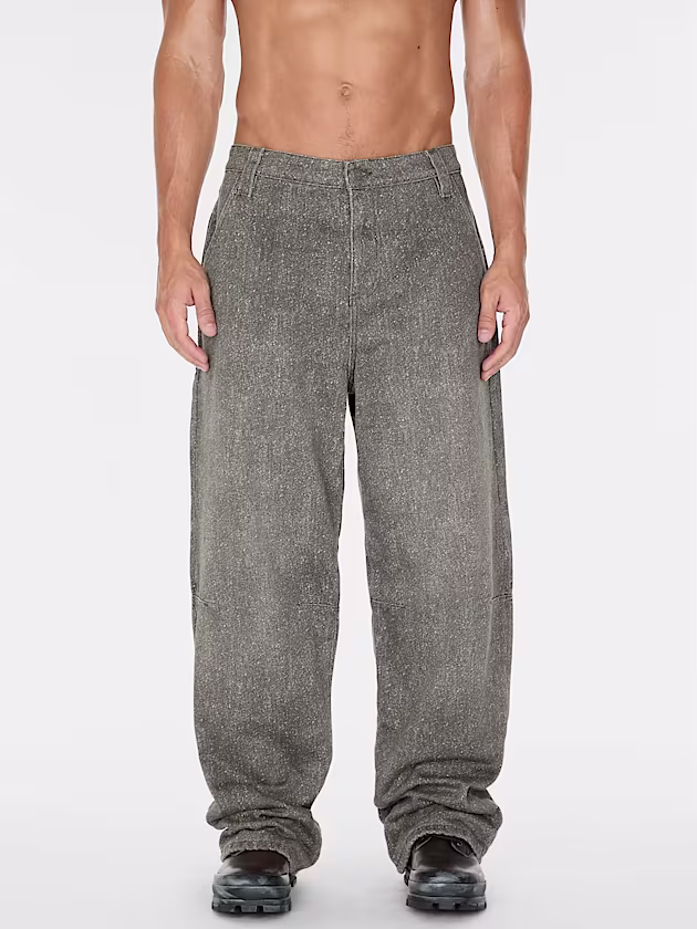 Mid rise relaxed denim pant - GUESS